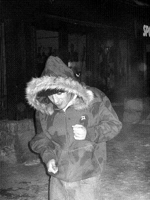 Me partying in Tignes