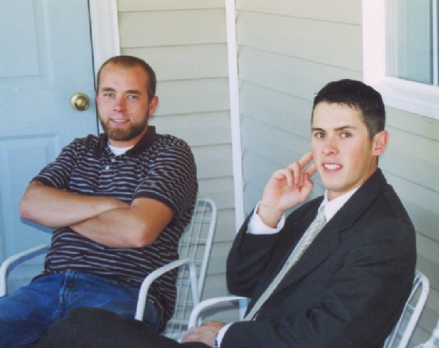 me (right) and my uncle dave (left)