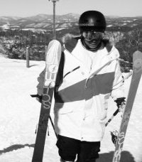 Me skiing