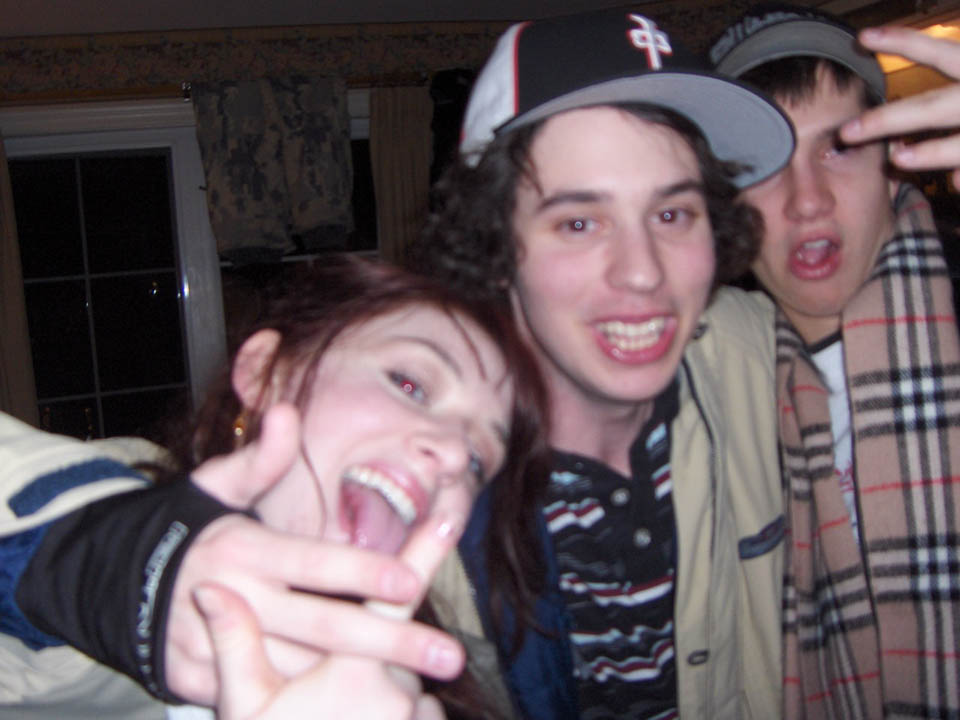 me, some chick, maybe just hick,