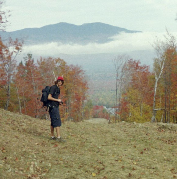 me standing on the wall