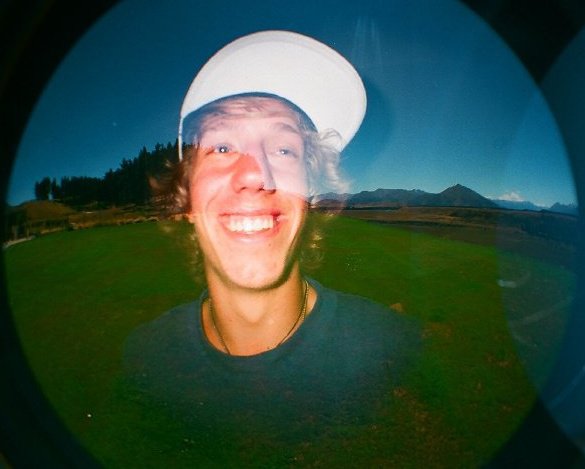 Me through fish eyes!