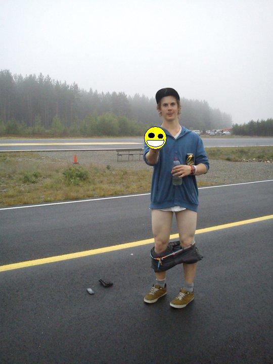 Me with my buddy, smiley!