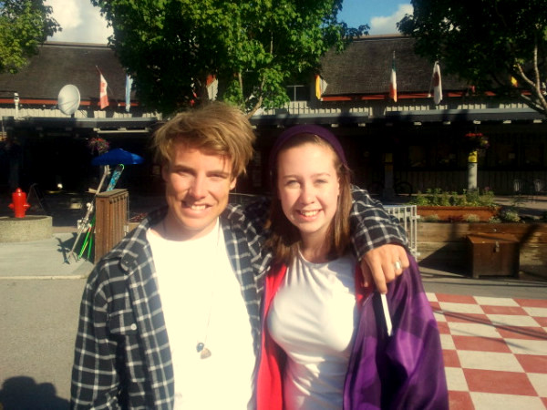 Met Jossi Wells (my skiing idol) this summer in Whistler! 
