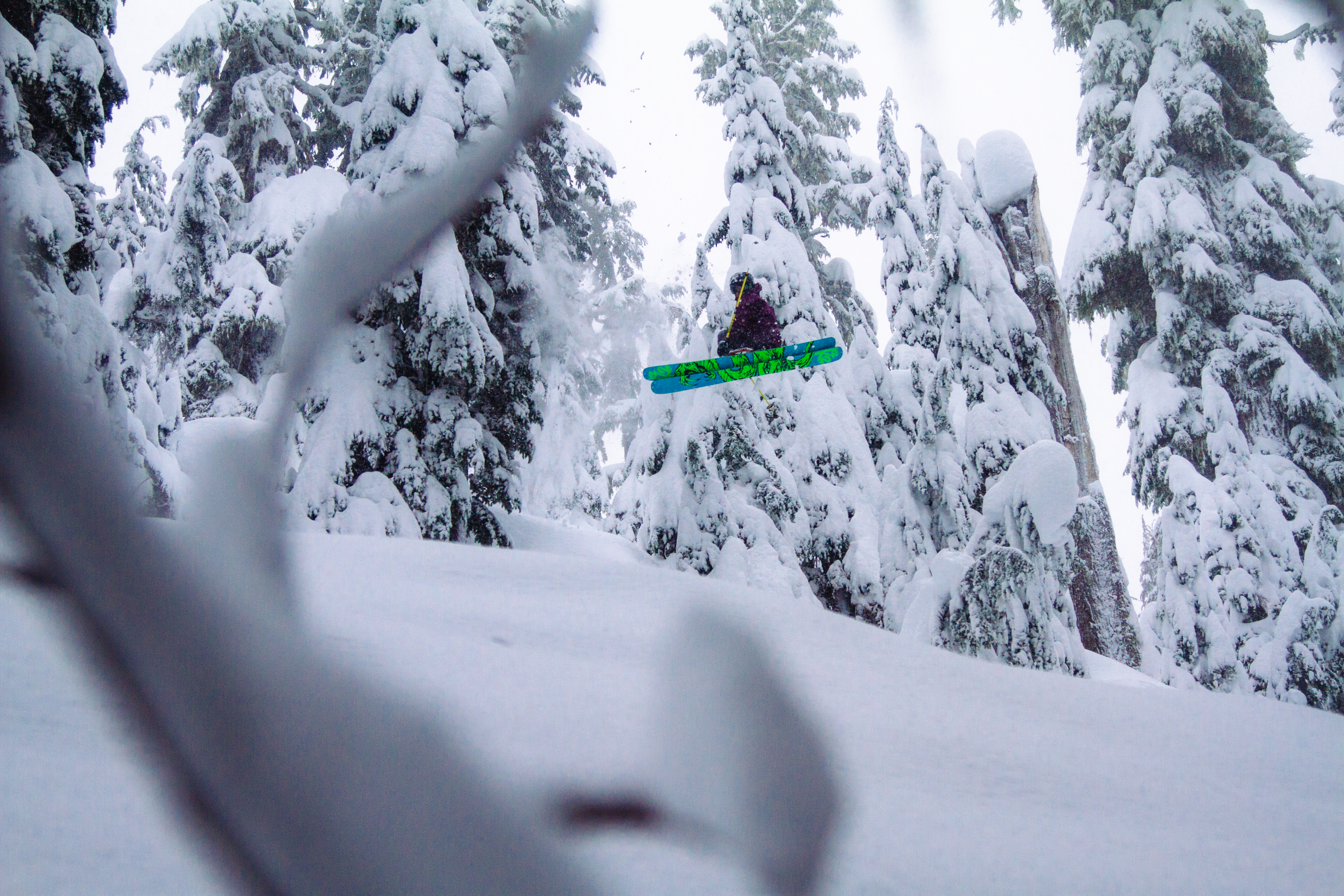 Micah Evangelista in the Mt.Baker backcountry