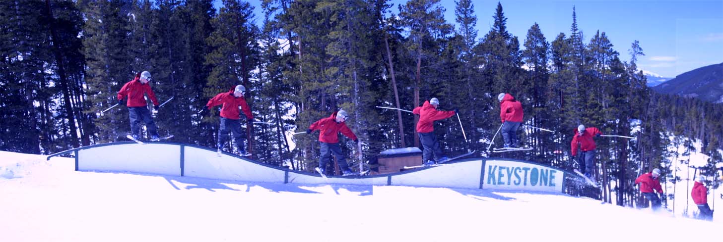 Mike B. 360 switch-up on the roller coaster