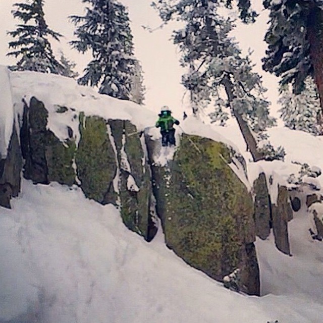 mini shred cliff drop