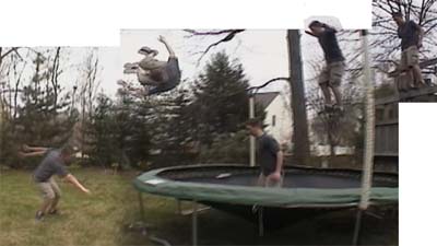 Misty 5 off trampoline