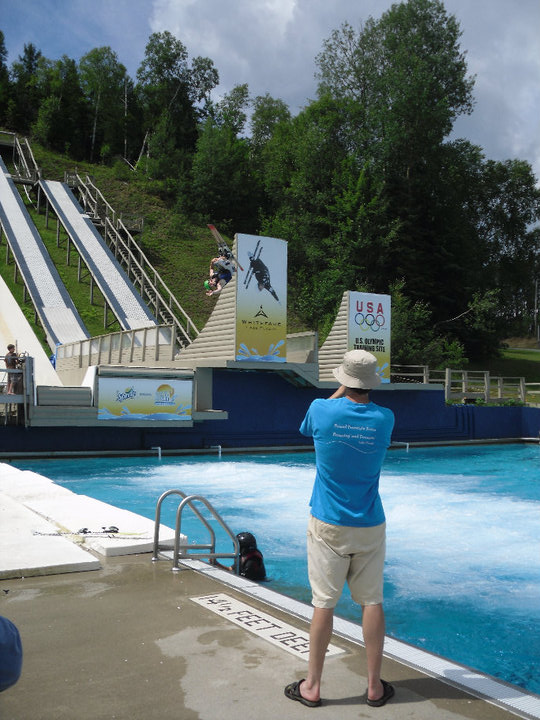 Misty flip at ramp camp