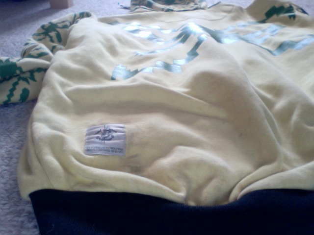 Mojave rail stain (bottom right of tag)