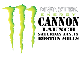 Monster Cannon Launch at Boston Mills 1.15.11