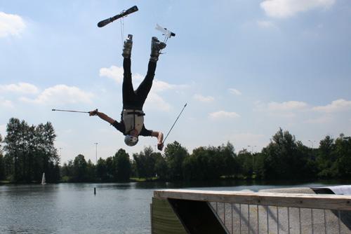 Monster trick backflip