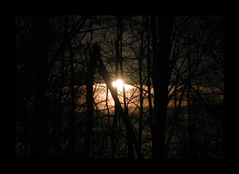 Moon Coming Out from Behind a Cloud