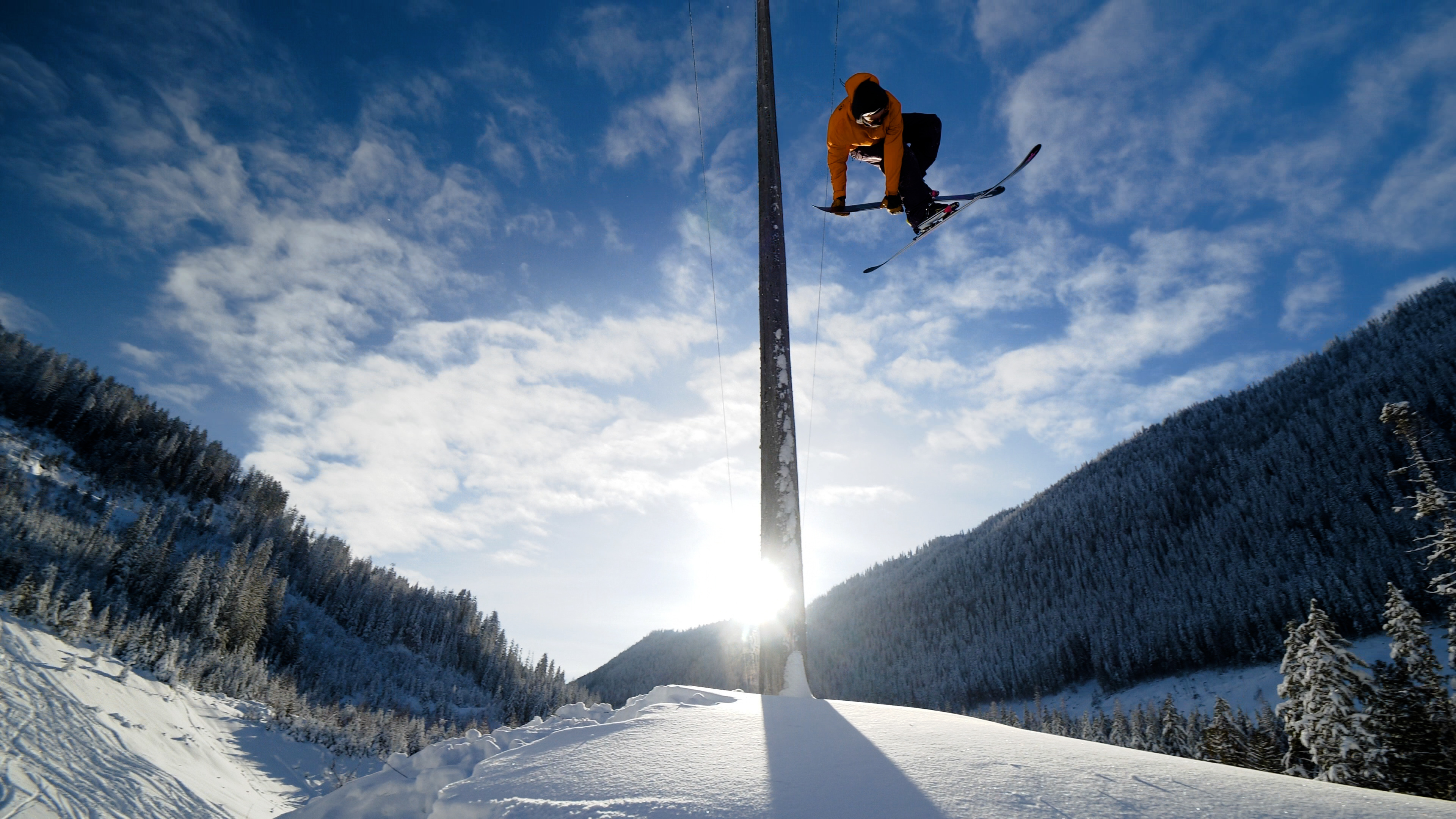 Morning Light on the Powerpole Jump