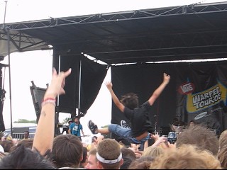 moshpit=death...it got too crazy so i had to put my camera away.heh.