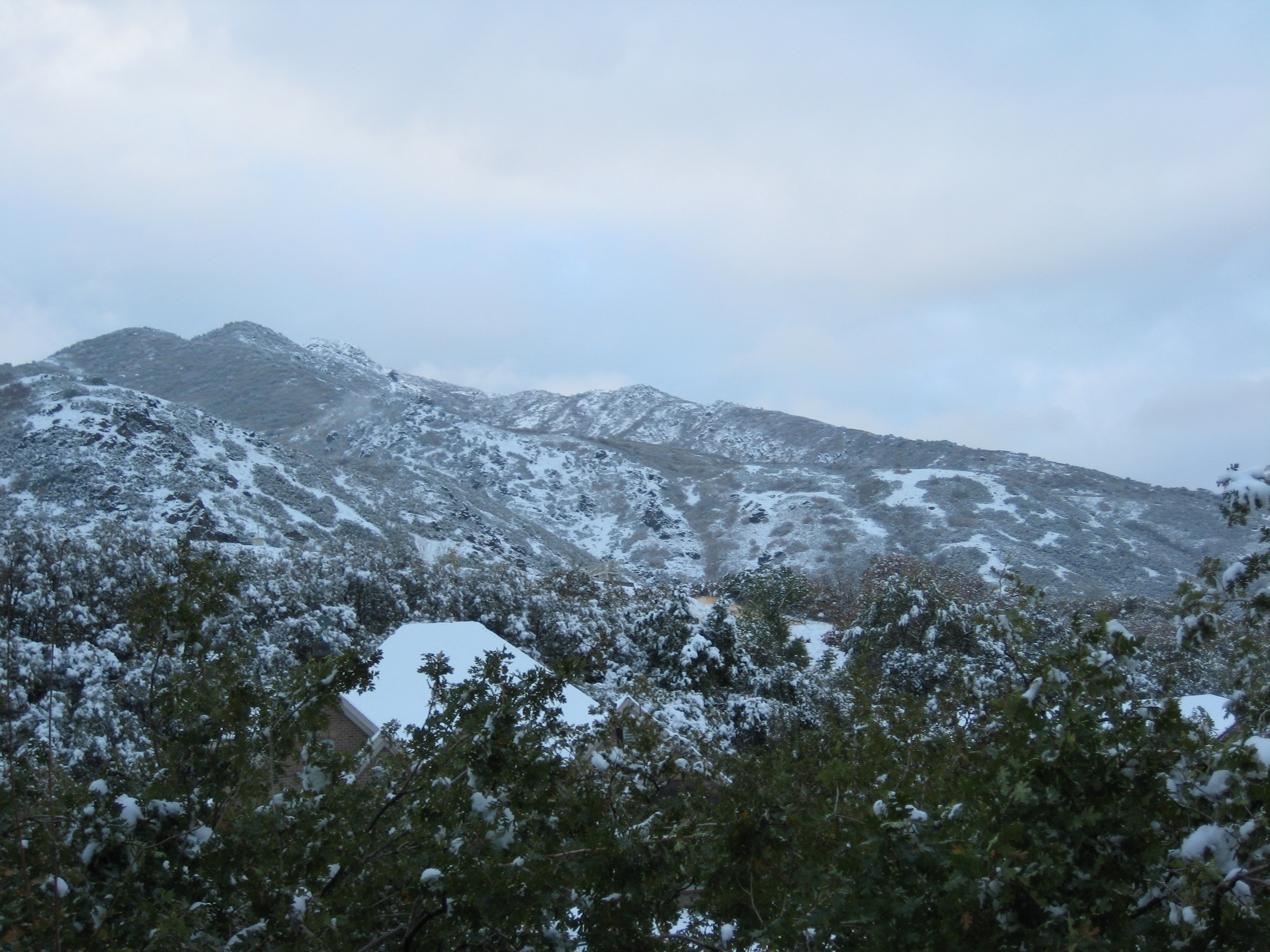 Mountain directly above my house.