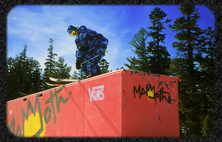 Mr Malone pressing the big fat pink box