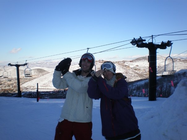 Mr. Walnutz and I doing the bird in PC