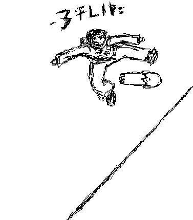 ms paint, 360 flip, quick sketch