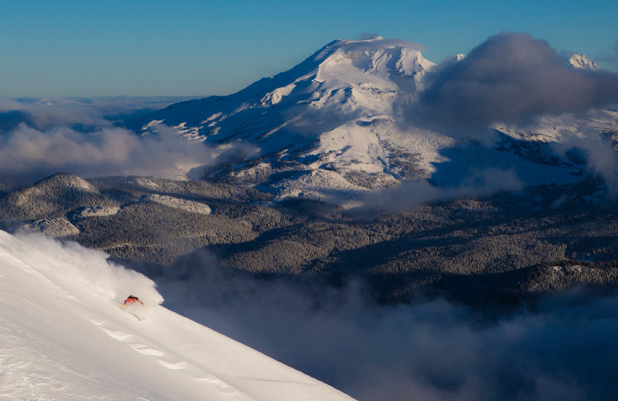 Mt.Bachelor with South Sister in the background