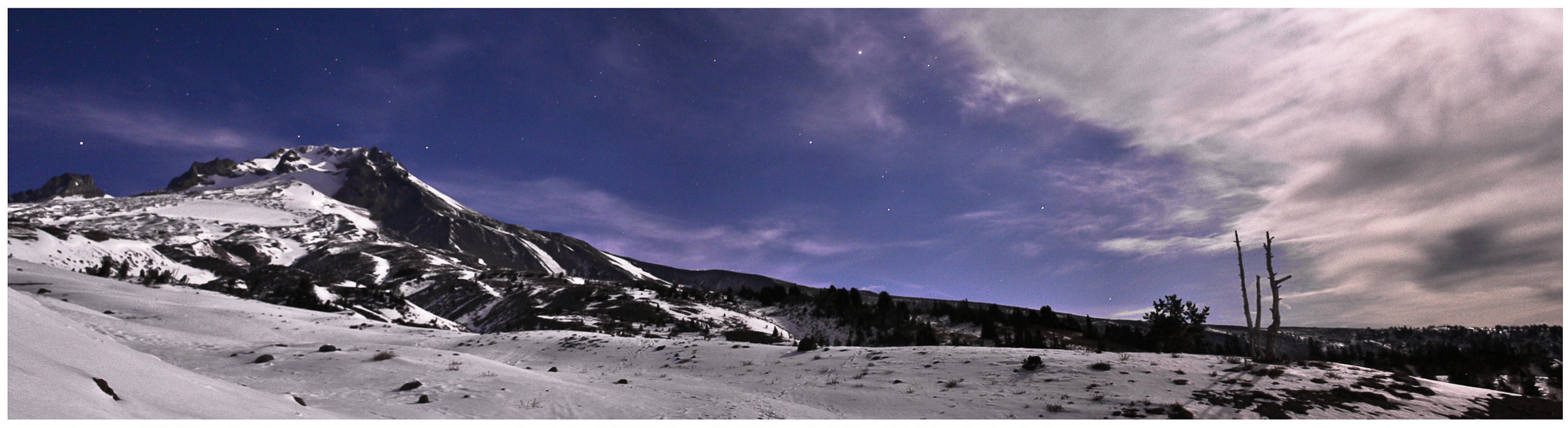 Mt. Hood at night
