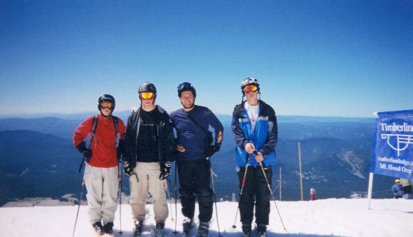 Mt hood in 03 with the CV boys