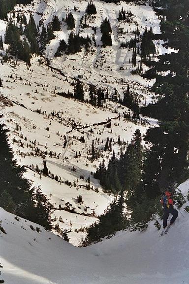 Mt Rainier - Chutes across from Golden Gate Ridge