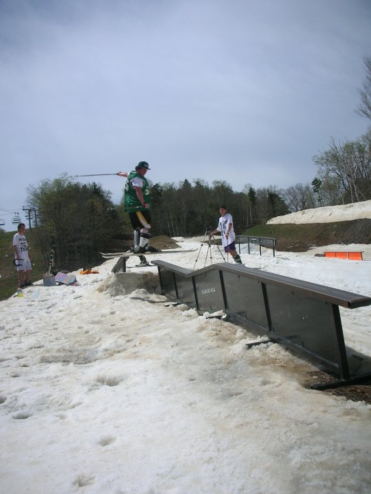 Mt Snow May 2 Transfer rail