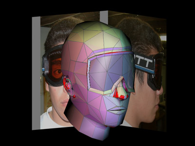 my 3D skier progress