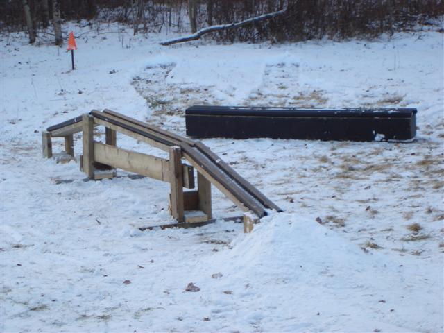 My back yard new rail