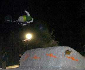 My big air jump at snowtrails