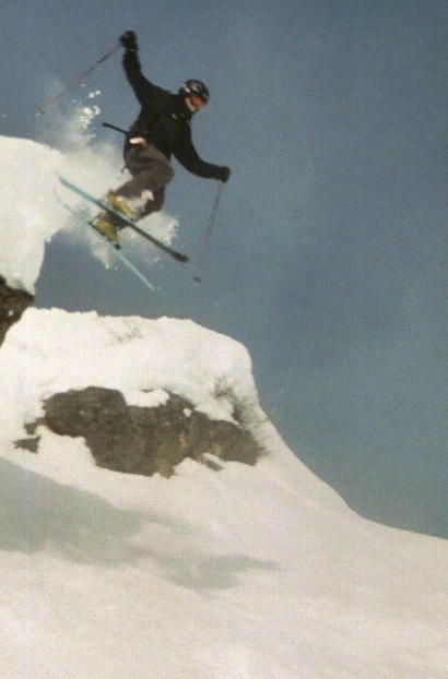 My brother hitting about a 15 footer