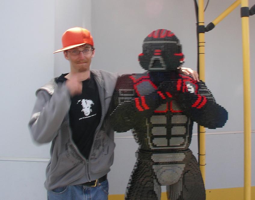 my buddy at legoland. Don't mess with him, he's the man.