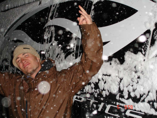 my cousin--pic in powder magazine