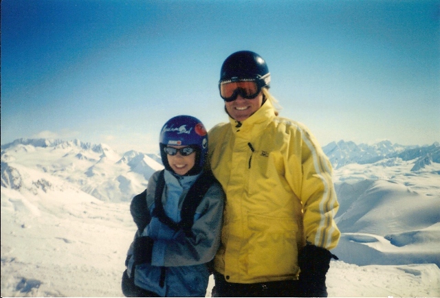 My dad and I my first Heli Skiing Adventure