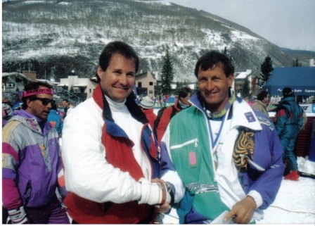 MY dad -one on the left in the red coat!