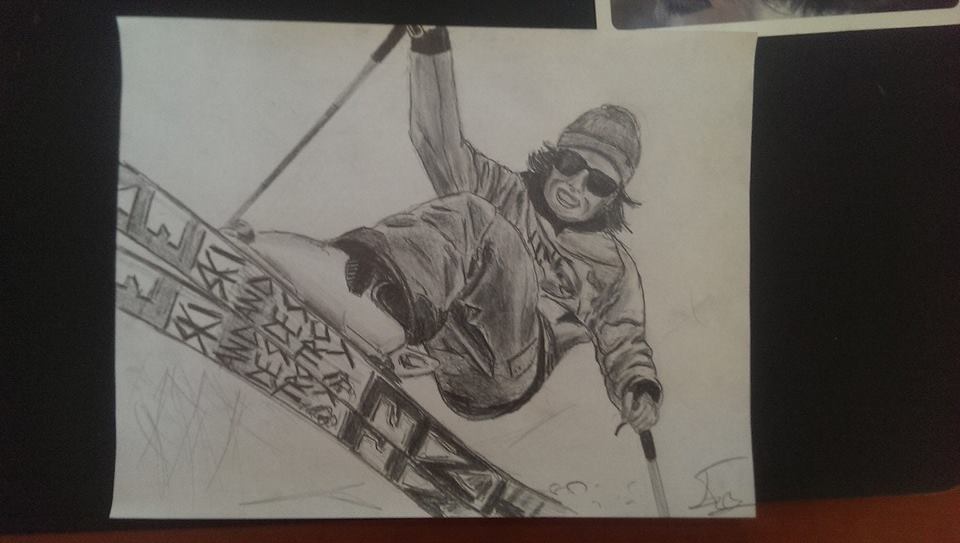 my drawing of ian compton!