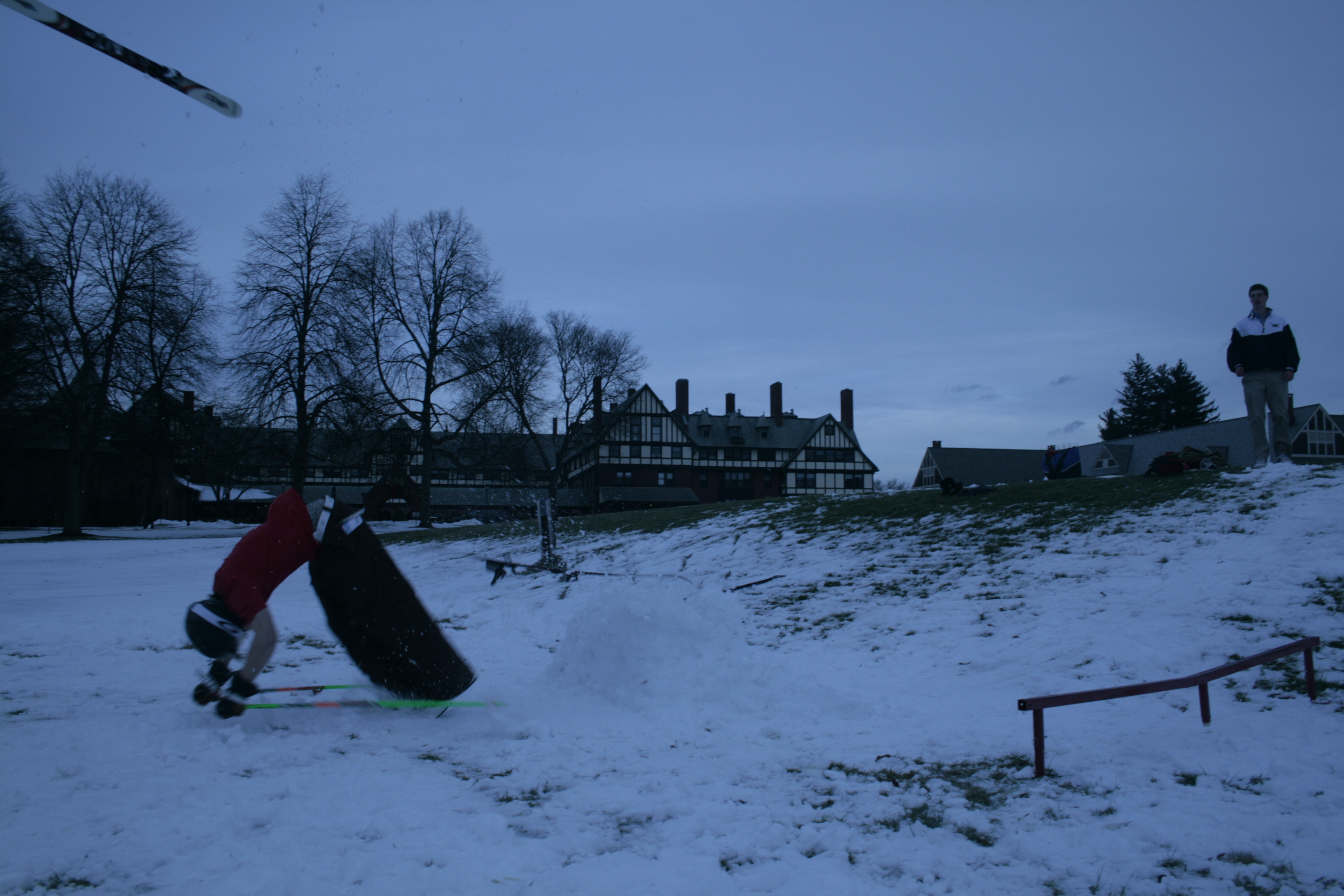 My face in the ground