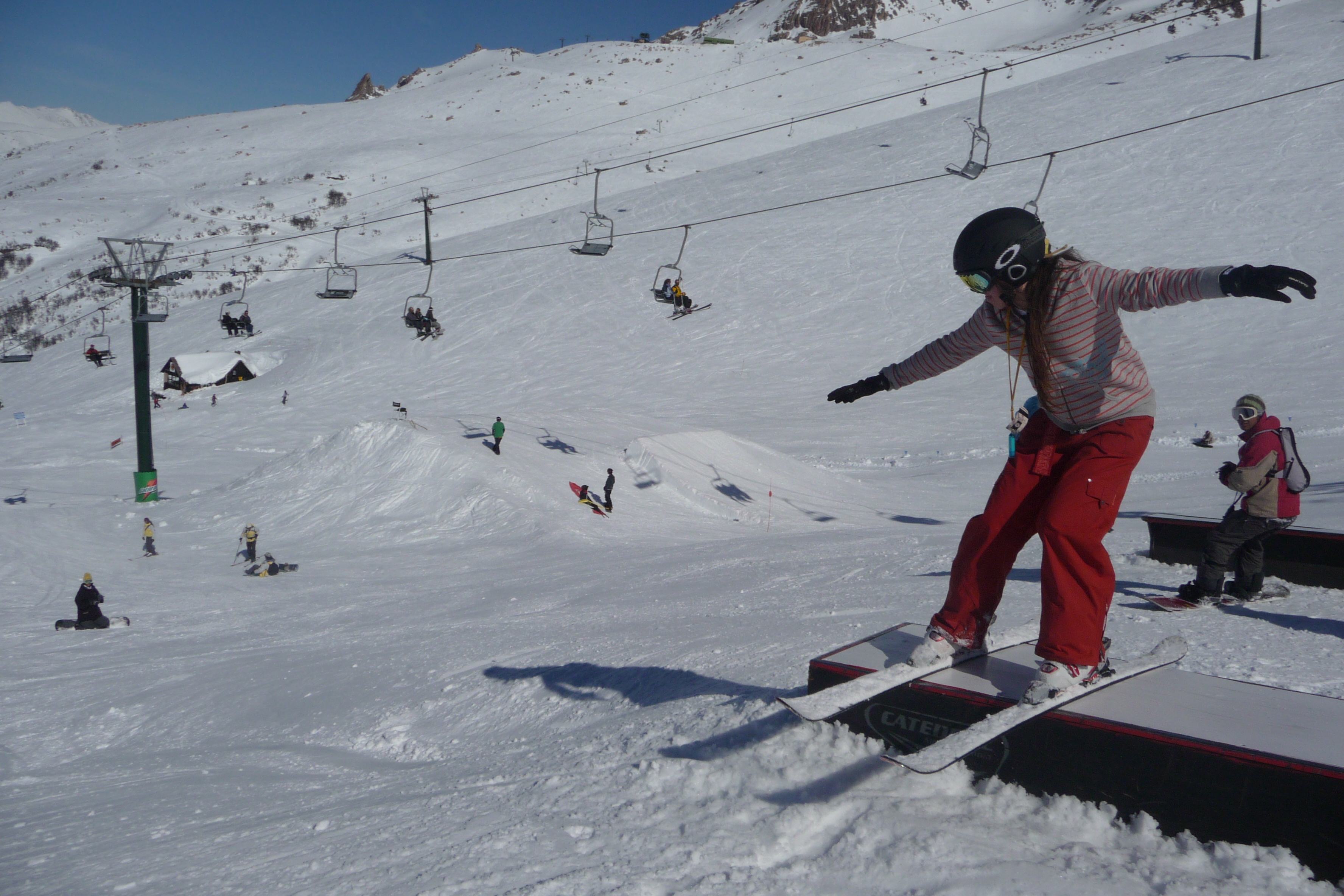 My first box ever!! No poles= broken wrist