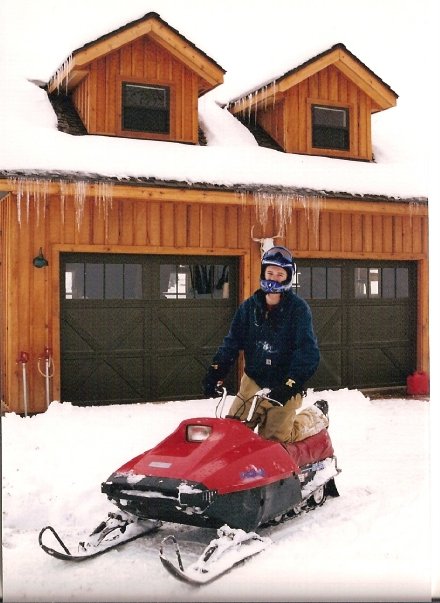 My first snowmobile