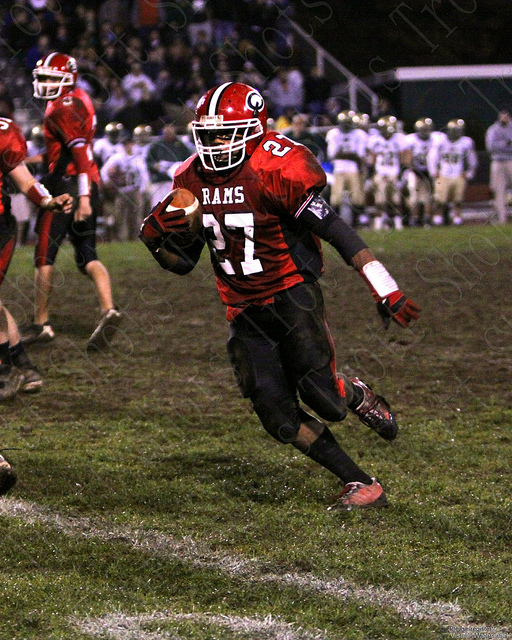 My first varsity game last year as a freshman