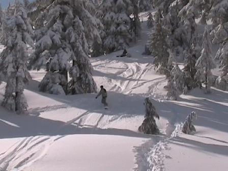 My friend on the runway to jump