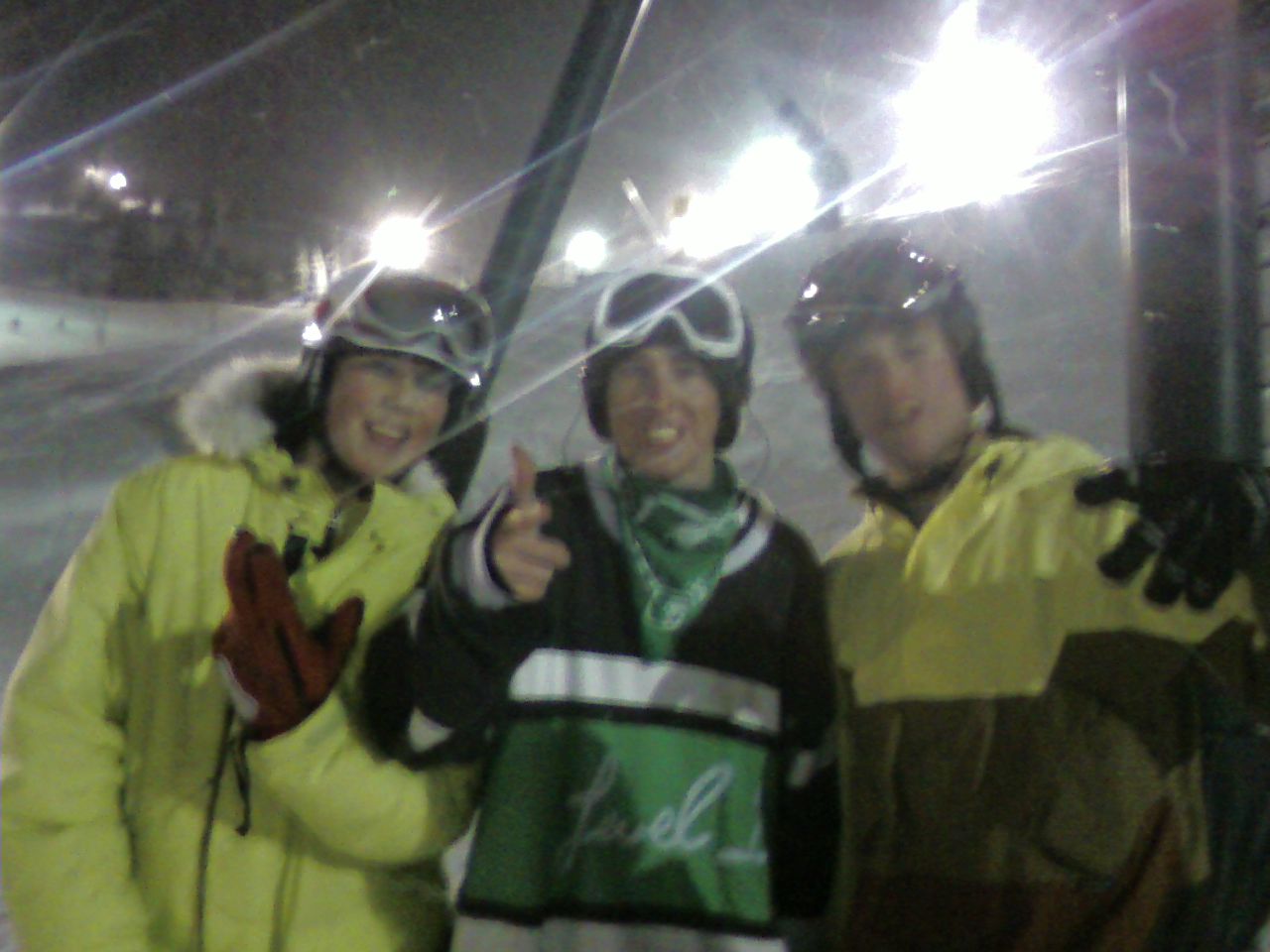 My friend, tom wallisch, and me