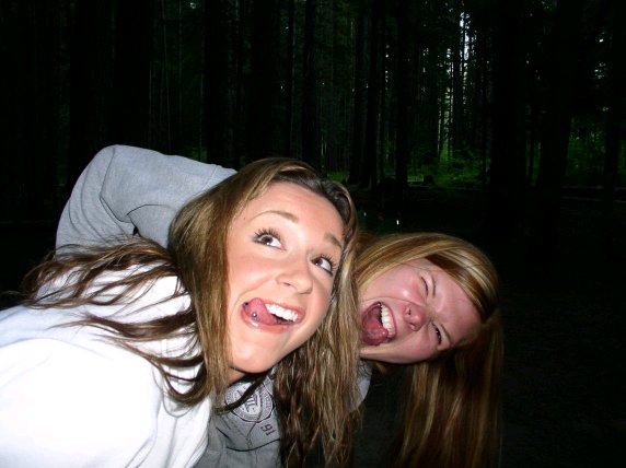 my friends having fun/camping