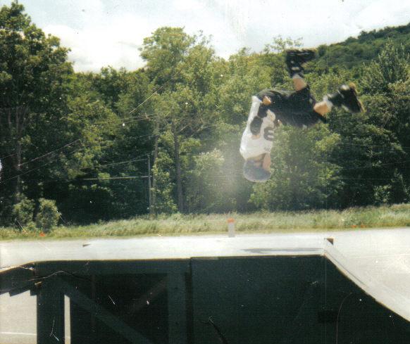 My frontflip on blades bitches