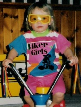 my girlfriend, circa 1991