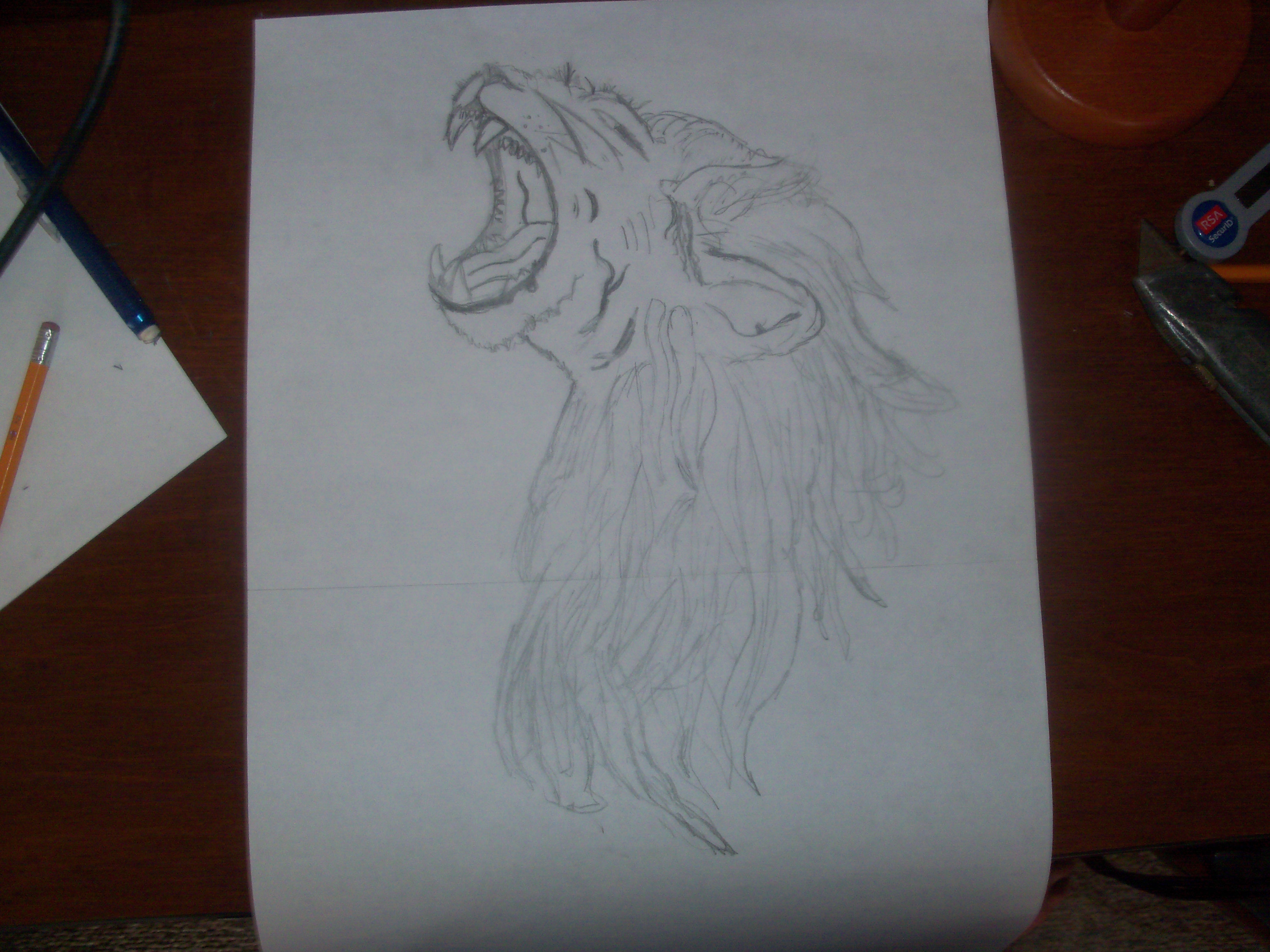 My lion head, complete