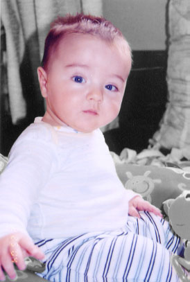 My Nephew. Wanted to make him stand out more