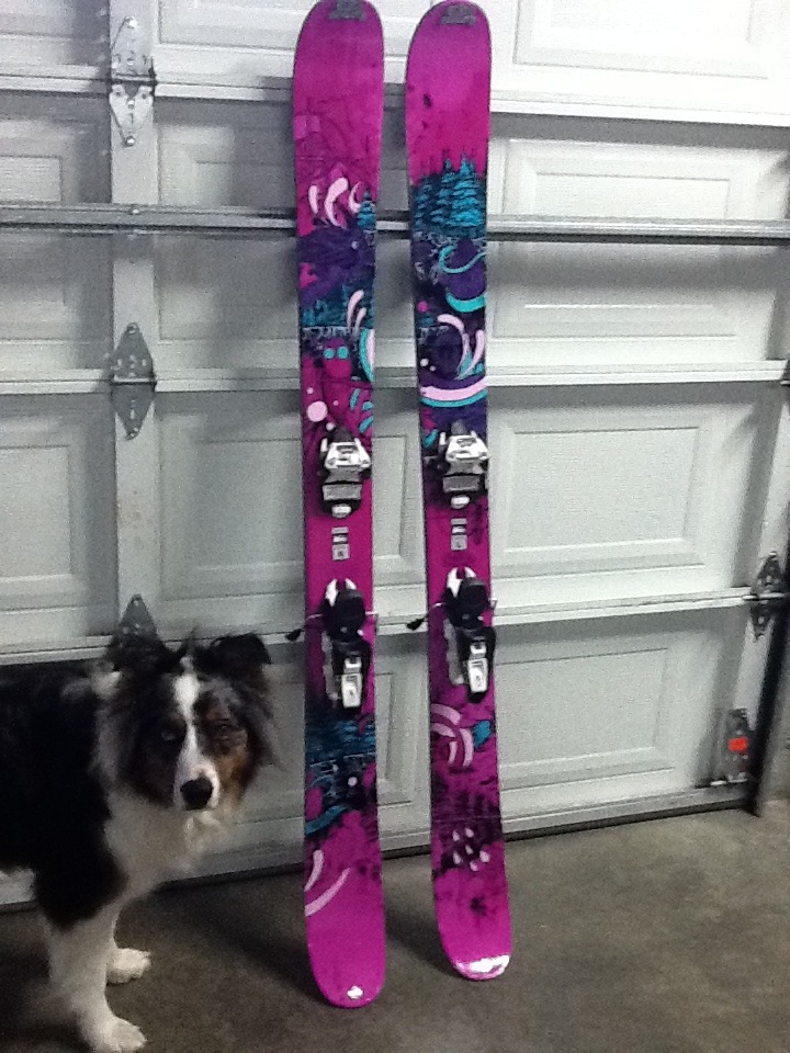 my new pow pow skis 