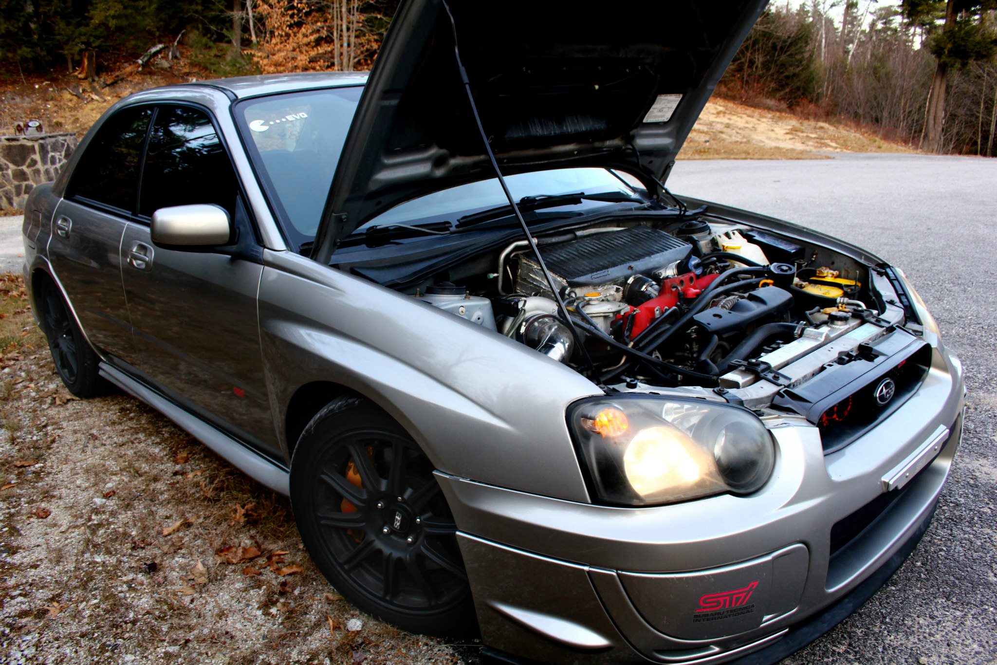 my old gt35r powered sti